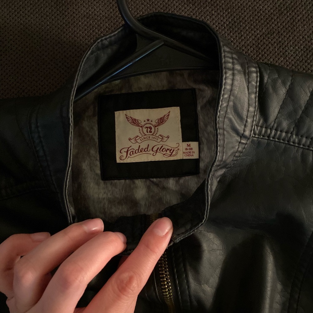 Leather jacket